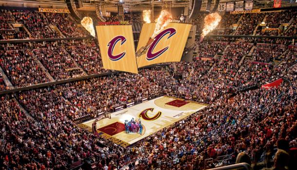 L'interno della Quicken Loans Arena