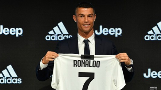 Presentación de Ronaldo. Fuente: Juventus