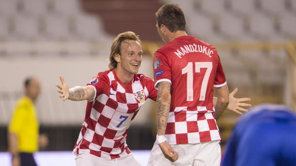 RRakitic e Mandzukic, stelle della Croazia. Fonte: Getty Images.