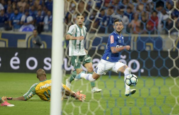 O jogador jogou alguns minutos diante do Palmeiras na última quarta-feira(26). (Foto: