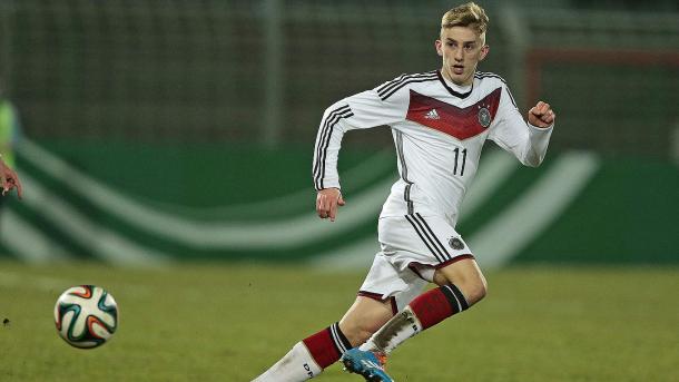 Sinan Kurt im Trikot der U19-Nationalmannschaft. (Quelle: Getty Images)