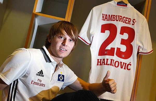 Halilovic happy with his new number | Photo: hsv.de