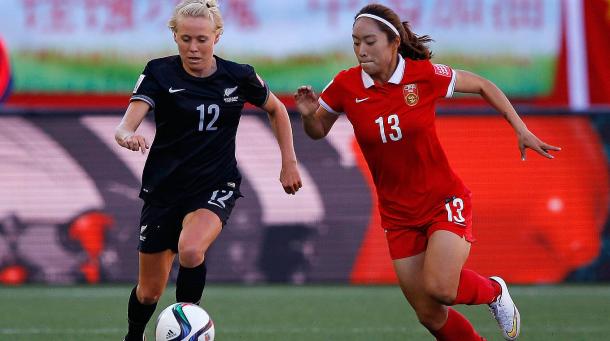 Hassett has experience at international level that she can bring to the team. | Photo: DFB