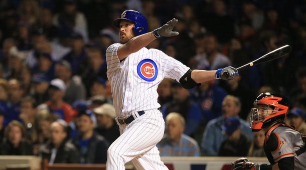 Travis Wood homers in game 2 of the 2016 NLDS againt the San Francisco Giants - Sports Illustrated