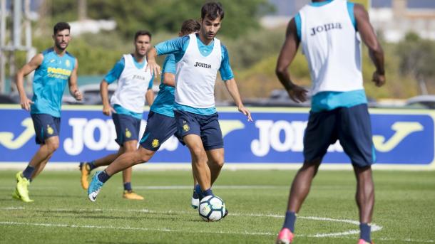 Los jugadores del Villarreal durante un entrenamiento esta semana | Villarreal CF