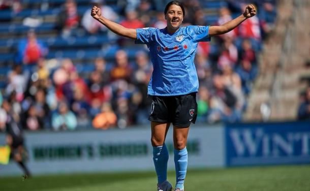 Sam Kerr will need some help against the Thorns | Source-chicagoredstars.com