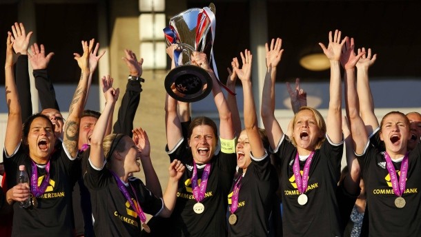 Frankfurt were crowned European Champions in May after they defeated Paris Saint Germain 2-1 in the final. (Photo: Faz)