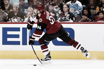 Klas Dahlbeck's demise was a crowded blueline on the Coyotes. Source: Christian Petersen/Getty Images North America) 