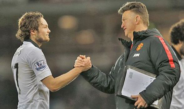 Blind had an excellent relationship with van Gaal at United | Photo: Getty