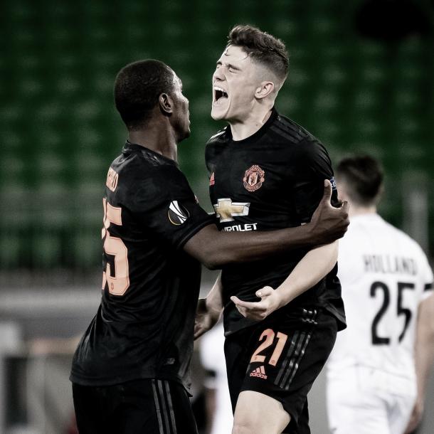 Gol Daniel James./ Foto: Europa League