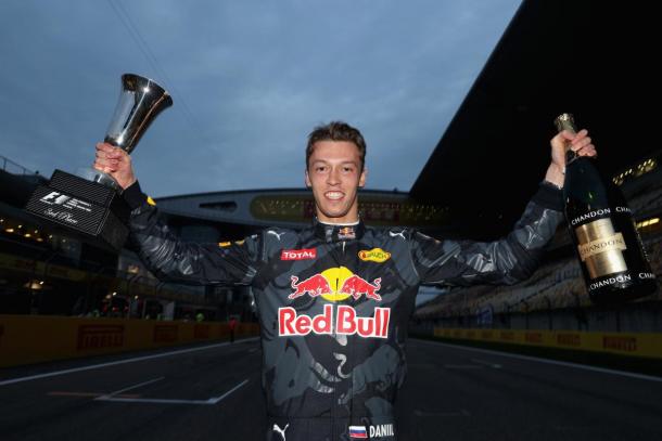 Daniil Kvyat, tercero en China | Fuente: Red Bull Racing