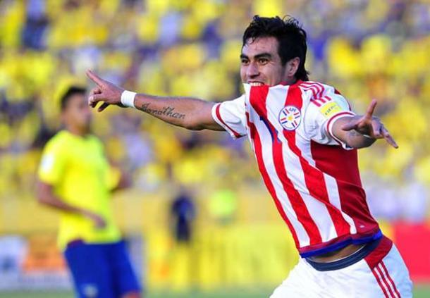 Dario Lezcano is expected to be the star for La Albirroja. Photo: AFP