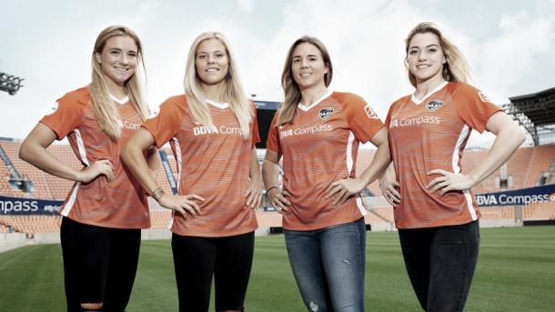 The Dash face a virtual must-win situation this Saturday against Sky Blue FC (photo via Houston Dash on twitter.)