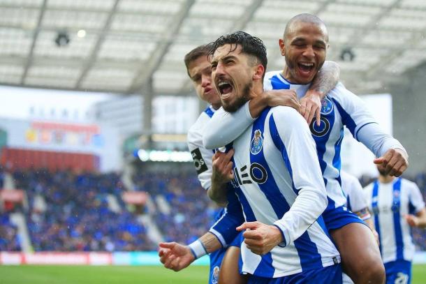 Telles celebra su gol de penalti | Foto: FC Porto 