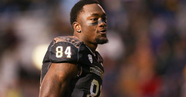 Corey Davis was a men against boys while playing against FCS talent at Western Michigan | Rey Del Rio, Getty Images