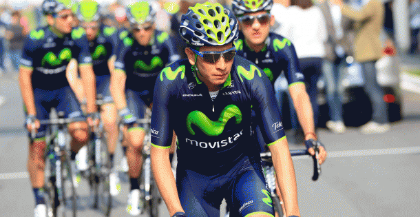 Dayer Quintana ha sido premiado con el Giro, que correrá por segunda vez | Foto: Movistar Team