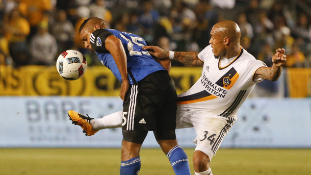 This California Clasico was filled with tackles and challenges for every ball at the StubHub Center. Photo provided by Getty Images. 