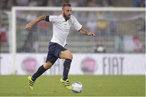 De Rossi in action in the friendly loss on Thursday | Photo: pagineromaniste.com