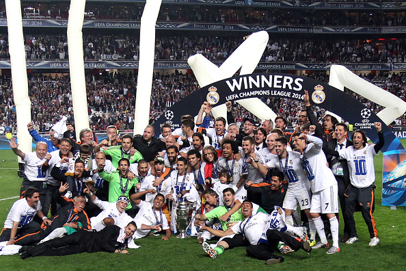 Real madrid celebrate their Decima triumph | Photo: Manuel Blondeau/Getty Images