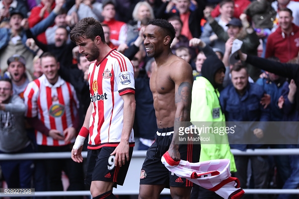 Borini and Defoe will be two players not involved in tonight's game. (Photo: Getty Images)