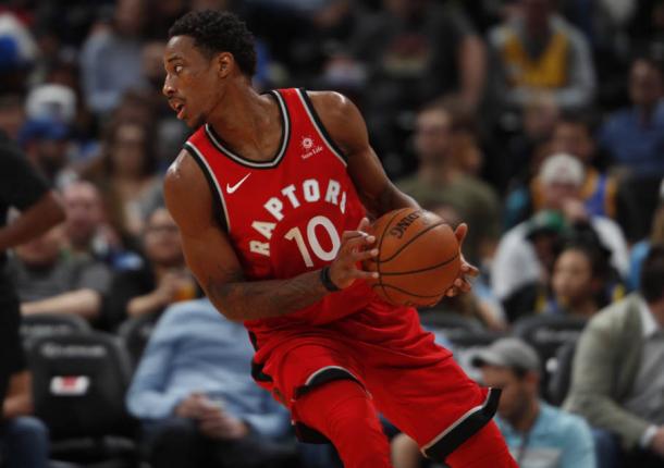 Los Raptors dependen más de DeRozan que nunca. | Fotografía: AP Photo