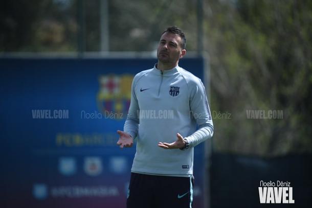 Imagen de Denis Silva, técnico del Juvenil A del FC Barcelona. FOTO: Noelia Déniz