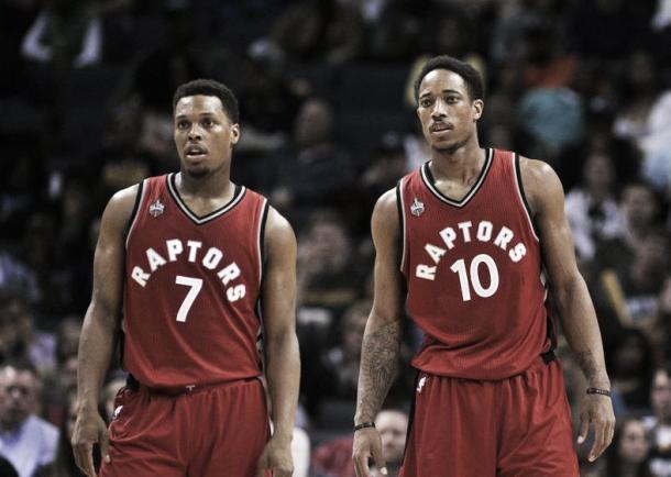 Lowry (7) y DeRozan (10), los líderes de los Raptors | Foto: USA Today