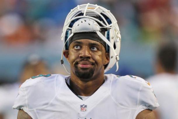 Derrick Shelby while with the Miami Dolphins. (Source: Wilfredo Lee/Associated Press)