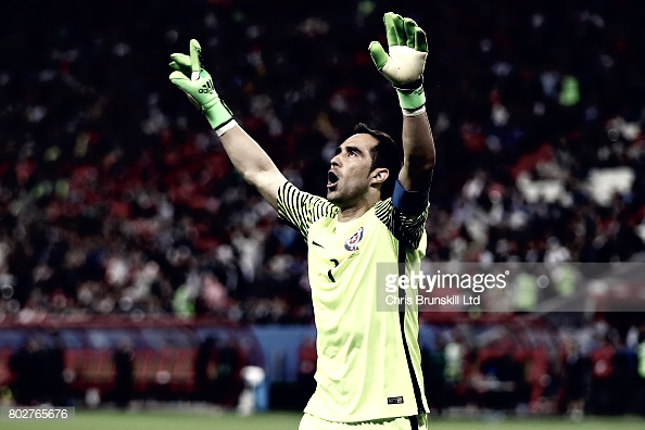 Bravo, el héroe chileno. Foto: Getty Images