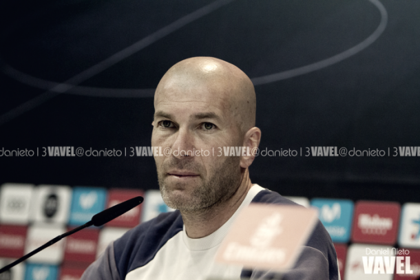 Zidane: "Vamos a dar el máximo para ganar el partido". Imagen: Daniel Nieto (VAVEL)