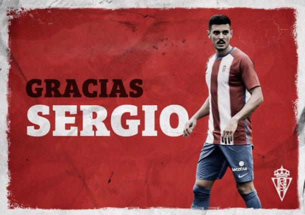 Anuncio del traspaso de Sergio | Imagen: Real Sporting