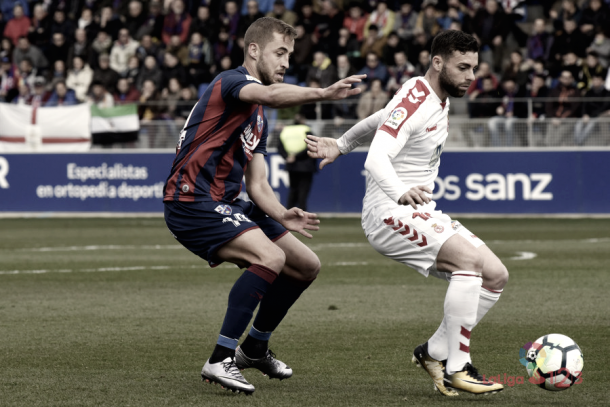 Rodri durante el partido frente al Huesca | Imagen.www.laliga.es