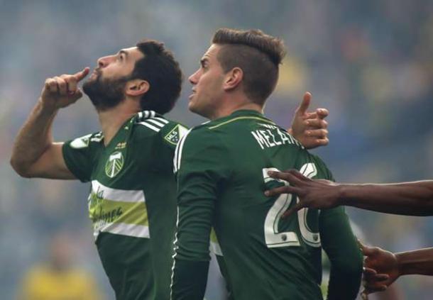 Diego Valeri (Left) and Lucas Melano (Right) will need to be the catalysts for Portland's attack on Saturday. Photo provided by Trevor Ruszkowski-USA TODAY Sports. 