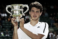 Dimitrov levanta su título de Wimbledon junior. Foto: Wikipedia