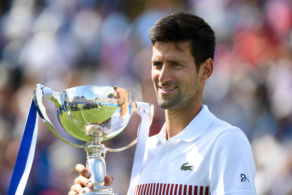 Djokovic accepted a shock wildcard into Eastbourne (Photo by Mike Hewitt / Getty)