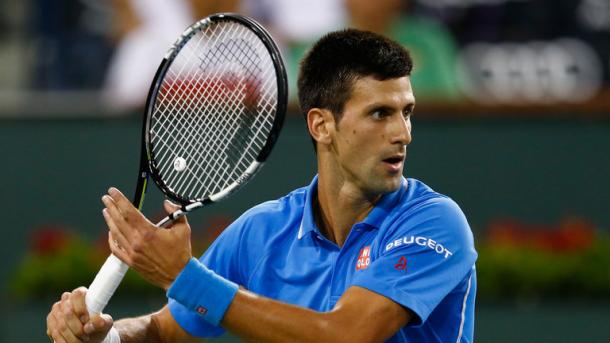 Novak Djokovic en Indian Wells. Foto: atpworldtour.com