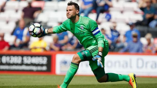 Marshall in action for Cardiff. | Image source: Sky Sports