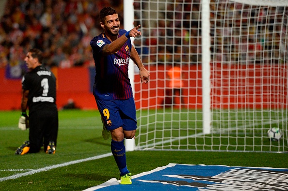 Suárez comemora seu gol | Foto: Josep Lago/AFP/Getty Images