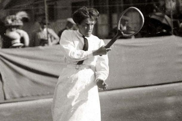Dorothea Douglass llegó a nueve finales en Wimbledon, cinco de ellas consecutivas | Foto: AP.
