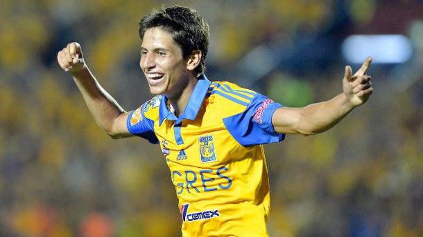 Jurgen Damm celebrating his goal against Real Salt Lake on Wesndesday in the first leg of the quarterfinal of the CCL. Photo provided by ESPN FC.