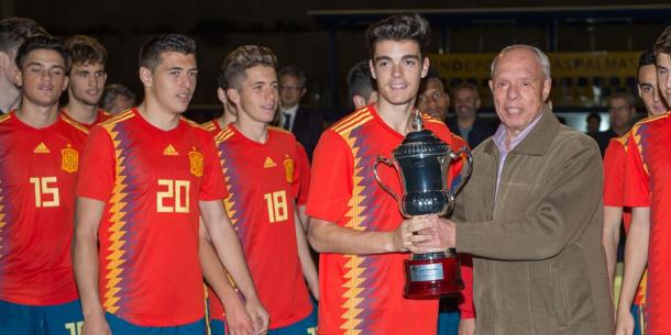 España, campeona de la anterior edición al imponerse 4-0 sobre Japón. Foto: FIFLP
