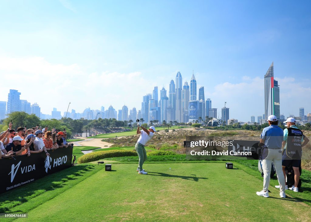 Ten strokes off the lead at the midway point, McIlroy stormed back into contention at Emirates Golf Club with a third-round 63 that put him two shots behind Cameron Young before dominating the field in an outstanding final-round performance.