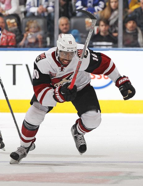 Anthony Duclair will be playing in Tucson until he gets his offense back. Source: Claus Andersen/Getty Images North America)