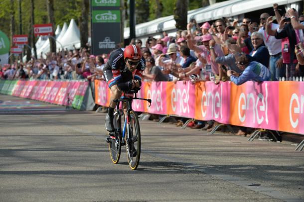 Dumoulin, el más rápido en Apeldoorn | Fuente: Giro de Italia oficial.
