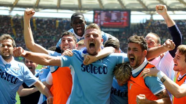 Euforia tras ganar el Derby della Capitale | Foto: AS Lazio