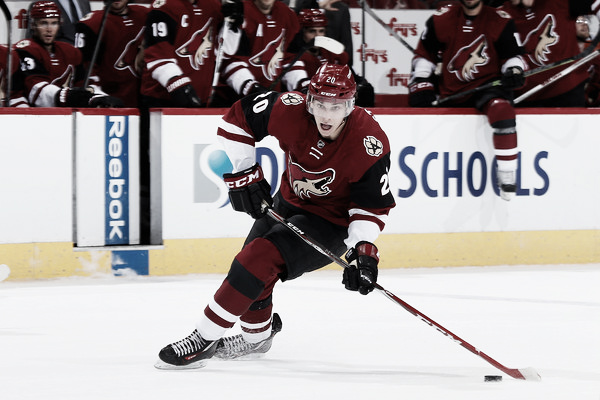  In his initial season with the Coyotes, Strome should be a huge help. Source: Christian Petersen/Getty Images North America)