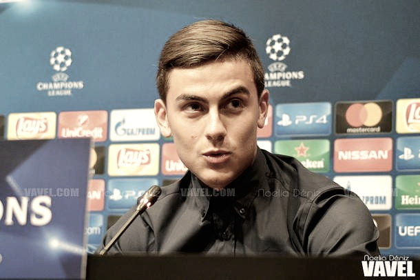 Dybala, en la rueda de prensa previa al FC Barcelona - Juventus | FOTO: Noelia Déniz - VAVEL