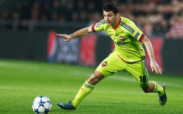 Alan Dzagoev will be a big miss for the side, he played an influential role in qualifying (Photo: Getty Images)