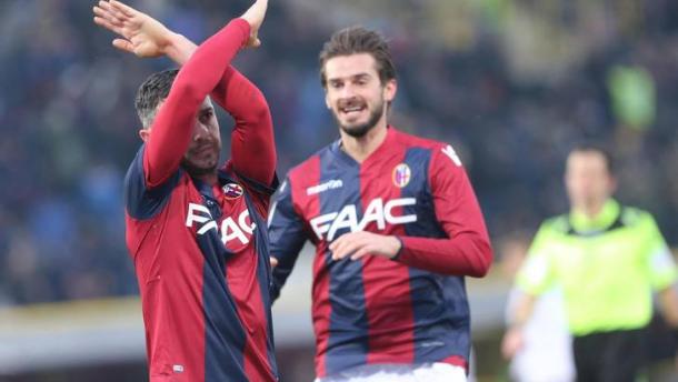 L'esultanza di Dzemaili, dopo il gol al Torino - Foto Tuttosport.