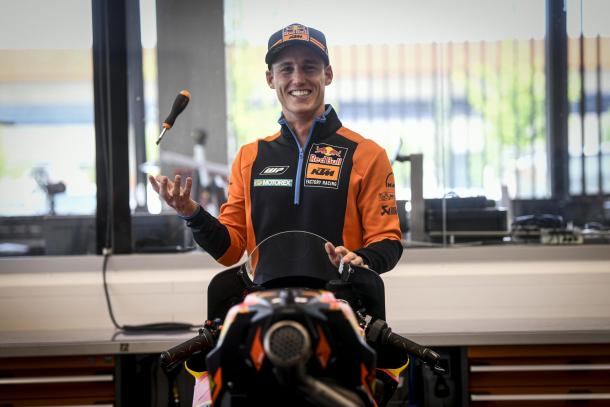 Pol Espargaró durante el pre-evento de KTM para este Gran Premio. Imagen: MotoGP